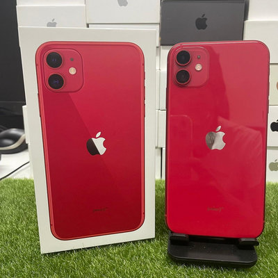 【原盒序】APPLE iPhone 11 128G 6.1吋 紅色 蘋果 手機 新北 板橋 致理商圈 可自取 1537