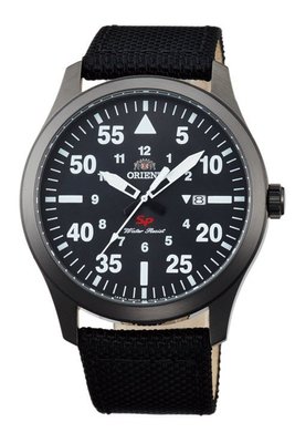 [時間達人]ORIENT 東方錶 東方錶野戰石英帆布錶-IP黑(FUNG2003B) 直購