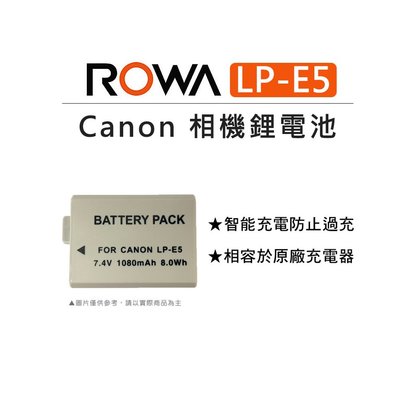 【EC數位】Canon 數位相機 EOS 450D 500D 1000D Kiss F X2 X3 專用 LP-E5 LPE5 高容量防爆電池