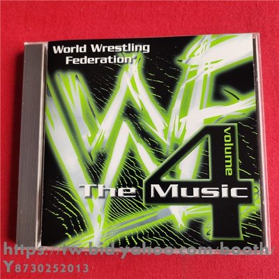 樂迷唱片~正版 45164 World Wrestling Federation The Music Volume 4 拆封/二手