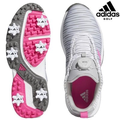21  Adidas兒童青少年女士高爾夫球鞋FW5626 BOA扭鎖活動釘