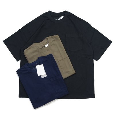 MOMO潮品-BEAMS SSZ聯名HEAVYWEIGHT COLLECTIONS純棉重磅口袋寬松短袖T恤