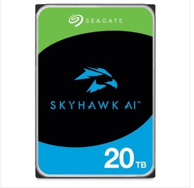希捷監控鷹AI Seagate SkyHawk AI 20TB 7200轉監控硬碟 (ST20000VE002)(未稅)