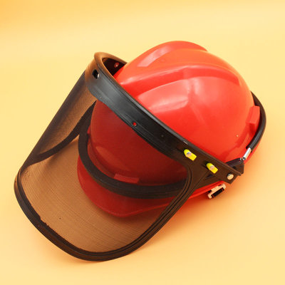 除草機配件割草機打草機割灌機油鋸電鋸配件 專用防護安全帽 絲網帽 頭盔