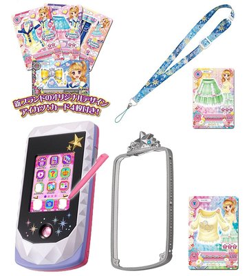 日本 偶像學園第三代智慧手機+手機殼+手機繩 萬代 Bandai 可以刷中日版卡 禮物 【全日空】