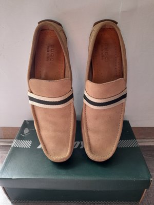 GUCCI 米色 麂皮休閒鞋 #42號 義大利製