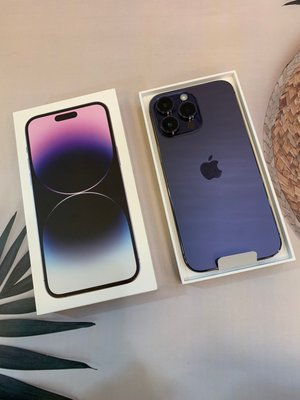 💜💜台北iPhone專賣店💜💜展示機出清🍎 Apple iPhone 14 Pro Max 256GB🍎紫色 🔥台灣貨