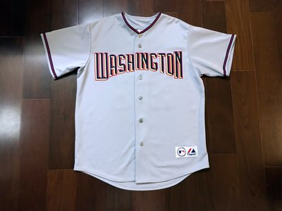 Nick Johnson Signed MLB Majestic- Wash Nationals Jersey (XL) with