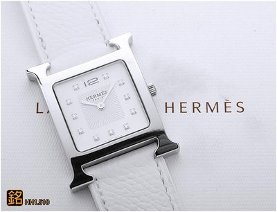 大銘腕錶 二手極新品 HERMES 愛馬仕 HH1.510 中型款 時鑽 HS044424