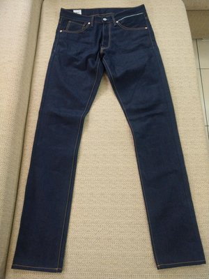 稀有逸品 BENZAK B-01 BDD special #3 深藍色赤耳修身窄管牛仔褲 31
