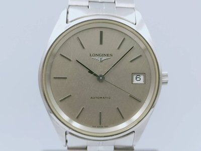 【發條盒子H1663】 LONGINES 浪琴  銀面手上鍊 不銹鋼  經典錶款 1663