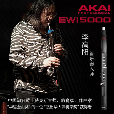 極致優品 【新品推薦】AKAI雅佳EWI5000電吹管雅佳SOLOC電薩克斯笛子葫蘆絲初學老人樂器 YP2135