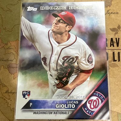 2016 Topps Update Series - [Base] #US213 - Rookie Debut - Lucas Giolito RC