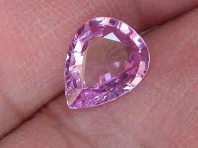 1.88cts 梨形天然粉紅剛玉(藍寶石)-Pink Sapphire