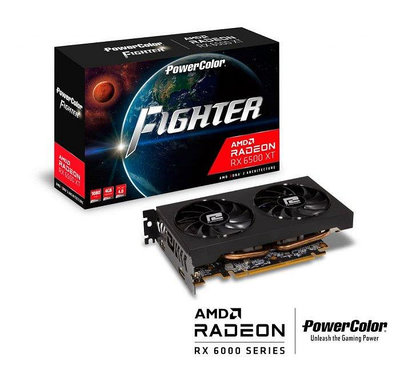 @電子街3C特賣會@全新撼訊 RX6500XT Fighter OC 4G GDDR6 64bit AMD 顯示卡