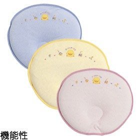 黃色小鴨嬰幼兒機能乳膠塑型枕/藍.粉.黃三色