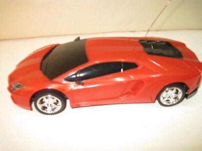 遙控車-1:24仿真藍寶堅尼Aventador車模方向盤遙控車/各類名車成人兒童最愛玩具