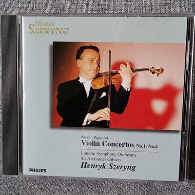 【二手】1CD｜帕格尼尼 [第1和第4小提琴協奏曲]，謝林演奏，32678卡帶 CD 黑膠