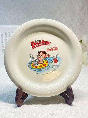 中古Roger Rabbit 1987可口可樂出品 餐盤