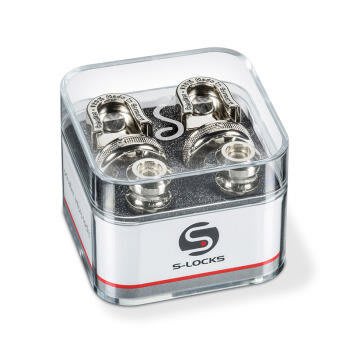 【成功樂器 . 音響】Schaller S-LOCKS Nickel 銀色 背帶釘加厚設計 安全背帶扣