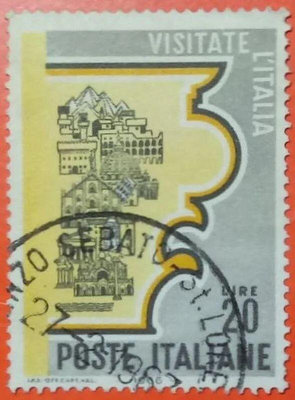 義大利郵票舊票套票 1966 Tourist Propaganda