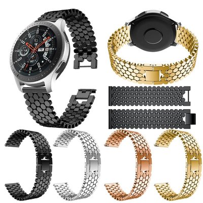 SAMSUNG 三星 Galaxy Watch 46 毫米/齒輪 s3 錶帶手鍊不銹鋼 22 毫米腕帶