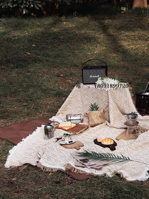 野餐墊Fantasy Garden夢花園素簡野餐毯加厚便攜戶外防潮墊休閑草坪地布防潮墊
