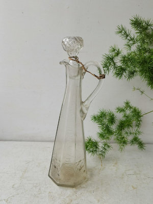 俄羅斯老香水瓶，俄羅斯沙皇時期的老玻璃瓶，雙頭鷹標識老玻璃瓶4706