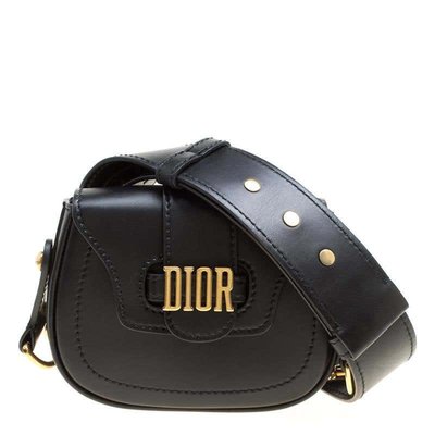 Dior D-Fence 黑色馬鞍包