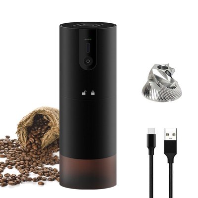 膠囊咖啡機 美式咖啡機啡世家F1plus無線電動磨豆機小型意式研磨機便攜式手沖家用咖啡機【元渡雜貨鋪】