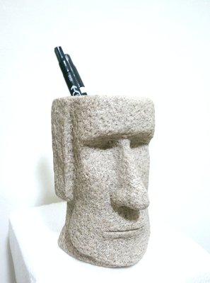 （已售出）摩艾 moai 摩艾石像 筆筒