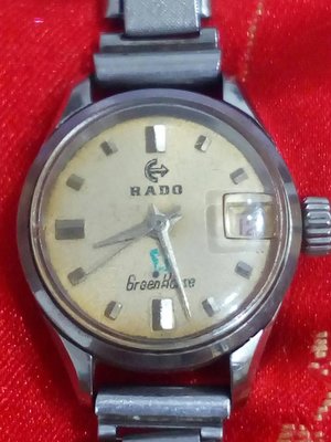 【什坊】 (古董錶-阿袓Ａ嫁妝早期瑞士雷達RADO手動袖珍型女機械錶)