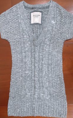 AF Abercrombie&fitch A&F 灰色 針織洋裝