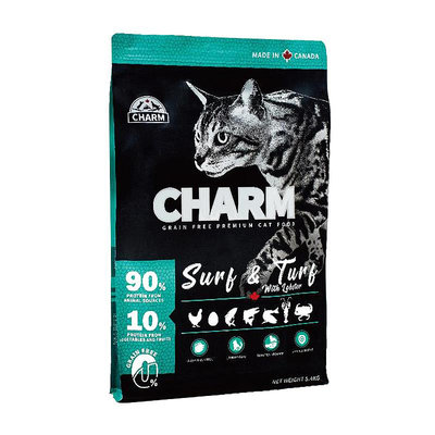 【CHARM野性魅力】海陸龍蝦盛宴配方｜340g/1kg/1.8kg/5.4kg（貓糧/貓飼料/無穀） 憶馨 【NW04】