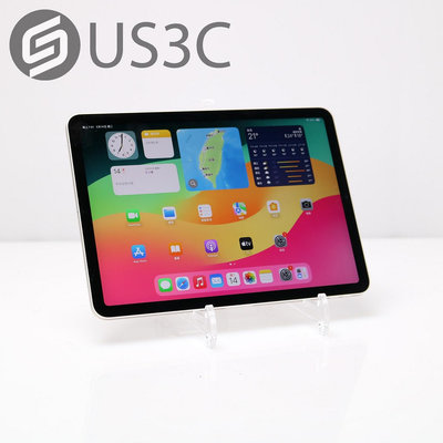【US3C-桃園春日店】公司貨 Apple iPad Air 5 64G WiFi 星光色 1200萬畫素 M1處理器 10.9吋 銀 二手平板 店保6個月