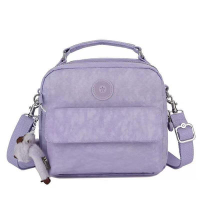 新款熱銷 Kipling 猴子包 淺紫色 K2050/04472 休閒 斜背肩背側背手提後背多用小款包 限時優惠