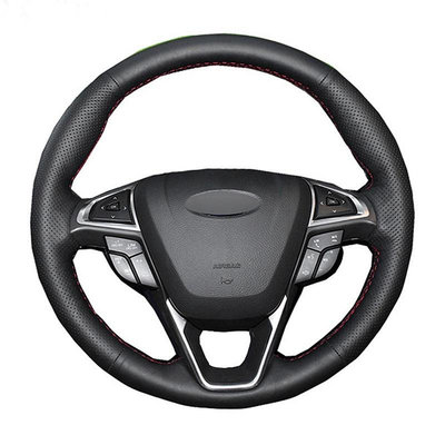 適用ford福特 Focus Fiesta Mondeo MK2 MK3 Kuga MK4 專車專用手縫汽車方向盤套把套 福特 Ford 汽車配件 汽車改裝 汽