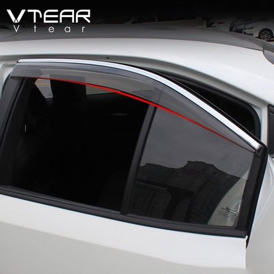豐田卡羅拉 ALTIS 轎車 Vtear 20192021 汽車外窗遮陽簾調諧裝飾雨候保護配件