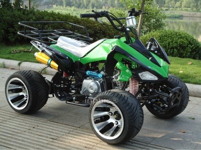INPHIC-升級鋁輪雙排氣125cc越野車 沙灘車 四輪摩托車 機車