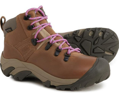 新款推薦 登山鞋現貨KEEN Pyrenees科恩女款戶外裝備防水透氣耐磨防滑徒步登山鞋 可開發票