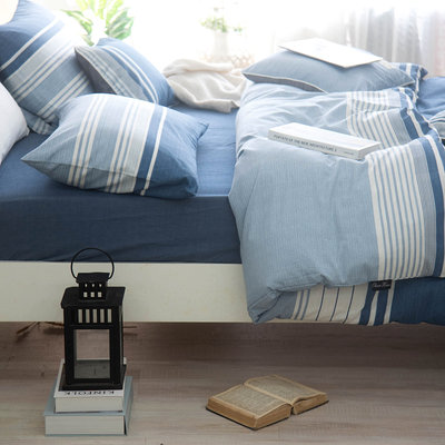 【OLIVIA 】PF6001 Lismore 標準雙人床包枕套三件組(素色床包)/300織精梳長絨棉/台灣製