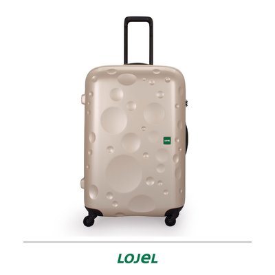 【趣買Cheaper】LOJEL C-F1552 LUNA輕量拉鍊旅行箱-30吋行李箱(香檳金)