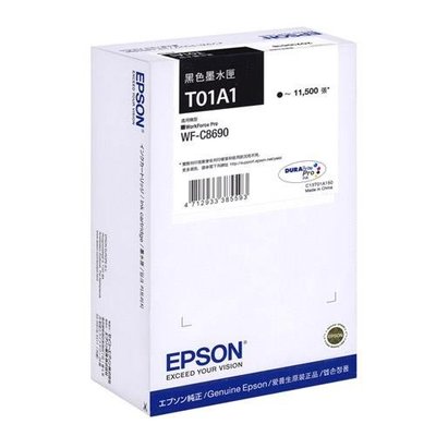 【Pro Ink】EPSON T01A 01A T01A150 原廠盒裝墨水匣 WF-C8690 黑色 // 含稅
