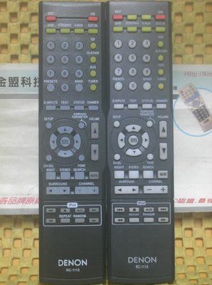 全新 DENON 天龍 音響遙控器 AVR-390 1601 1602 1802 2307 2801 AVR-2805