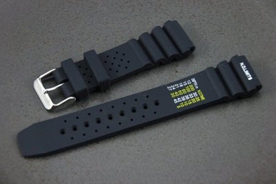 22mm高質感矽膠錶帶silicone strap不鏽鋼錶扣替代原廠貨citizen星晨,seiko精工