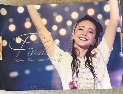 安室奈美惠namie amuro Final Tour 2018 Finally【日版特典海報】全新