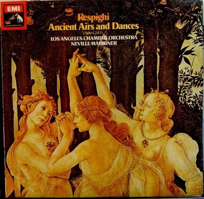 ***黑膠唱片 Marriner - Respighi : Ancient Airs and Dances (英HMV)
