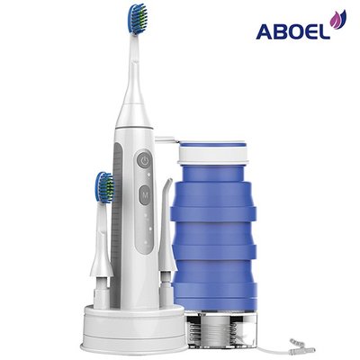 [強強滾]ABOEL 全能潔牙神器 可攜型電動牙刷沖牙機 (ABB880) 日本 生活市集