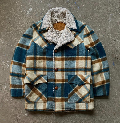 vintage 70s woolrich 美式復古羊毛外套