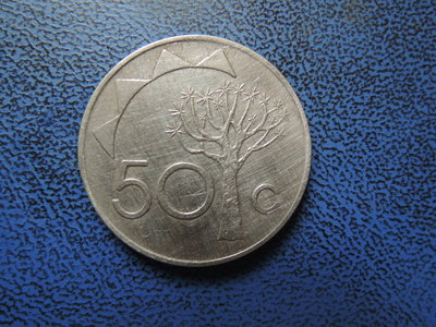 republic of namibia 納米比亞 1993年50c 硬幣[品像如圖]@631